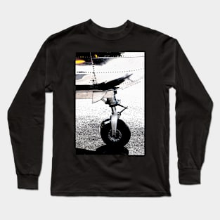 Comic airplane Long Sleeve T-Shirt